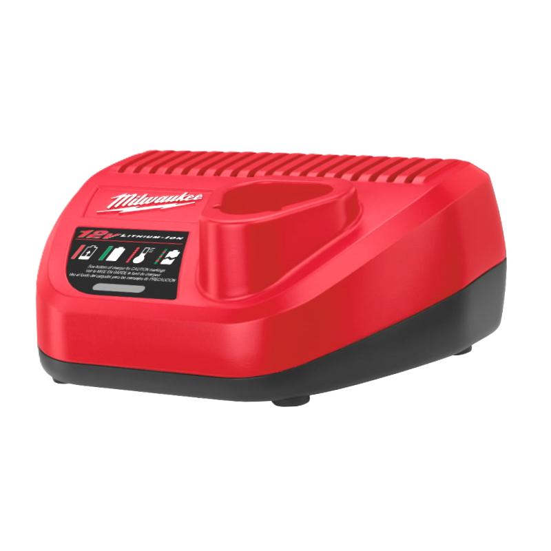 Milwaukee M12 C12 C lādētājs M12 akumulatoriem 3A ar LED uzlādes indikāciju