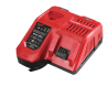 Milwaukee M12-18 FC быстрое зарядное устройство M12/M14/M18 Li-ion – 2 слота, последовательная зарядка, 6.0A/4.5A, от 26 мин, кр