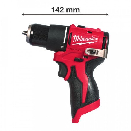 Milwaukee M12 BLPDRC-0 akumulatora triecienurbjmašīna 12V kompakta 142mm 40Nm