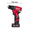 Milwaukee M12 BLPDRC-0 12В ударная дрель-шуруповёрт – 40Нм, 142мм компактная, 2 скорости до 1550об/мин, патрон 10мм, до 23 250 у