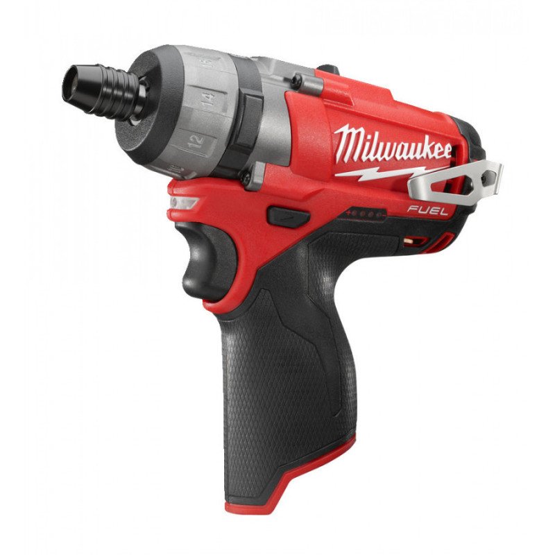 Milwaukee M12 CD-0 skrūvgriezis 12V 37 Nm, 1/4″ sešstūris, 2 ātrumi 0–450/1700, karkass