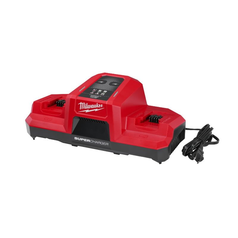 Milwaukee M18 DBSC dual bay super charger for M18 batteries with COOL-CYCLE active cooling and REDLINK control