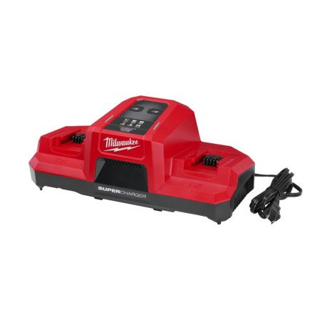 Milwaukee M18 DBSC dual bay super charger for M18 batteries with COOL-CYCLE active cooling and REDLINK control