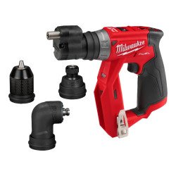 Milwaukee M12 FDDXKIT-0X дрель 4-в-1 – 34Нм, 4 насадки, 130мм, HD кейс