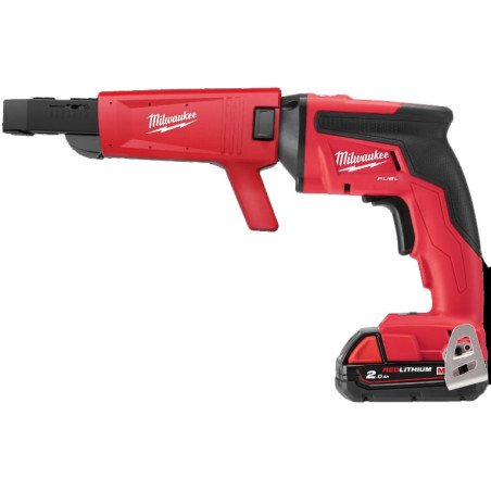 Milwaukee M18 FSGC-202X M18 FUEL cordless collated screw gun with detachable magazine in HD case