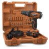 DAEWOO DAA 1620Li 16V urbjmašīna-skrūvgriezis – 28 Nm, 2 ātrumi, 2x 1.5Ah, 10 mm patrona, koferis