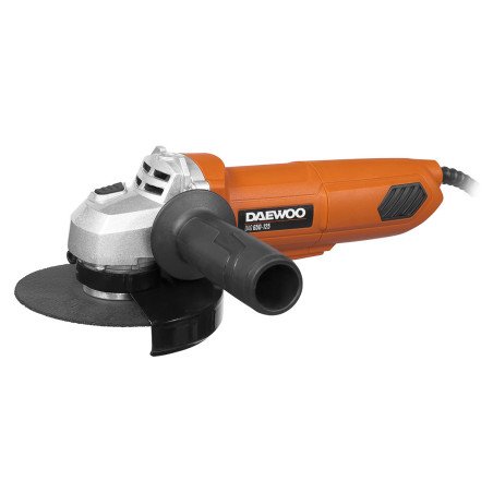 DAEWOO DAG 650-125 710W leņķa slīpmašīna ar 125 mm disku, 3 pozīciju rokturi un vārpstas fiksatoru