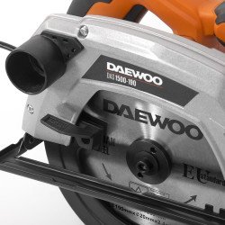 DAEWOO DAS 1500-190 ripzāģis 1400W 190mm – 0–45°, putekļu pieslēgums