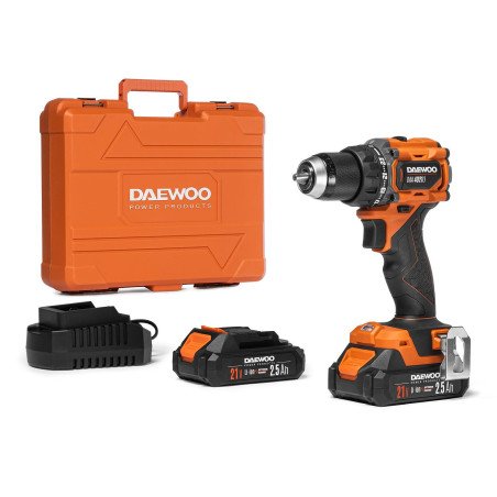DAEWOO DAA 4021Li 21V (bare tool/SET) – 75Nm, 13mm metal chuck, brushless