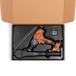 DAEWOO DAA 7521Li 21V (bare tool/SET) – 150Nm, hammer mode, KickBack, 13mm chuck