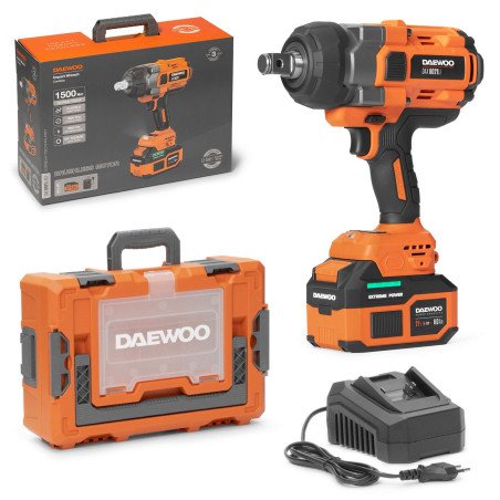 DAEWOO DAX 8021Li 21V brushless impact wrench 1500Nm with 3/4" square drive