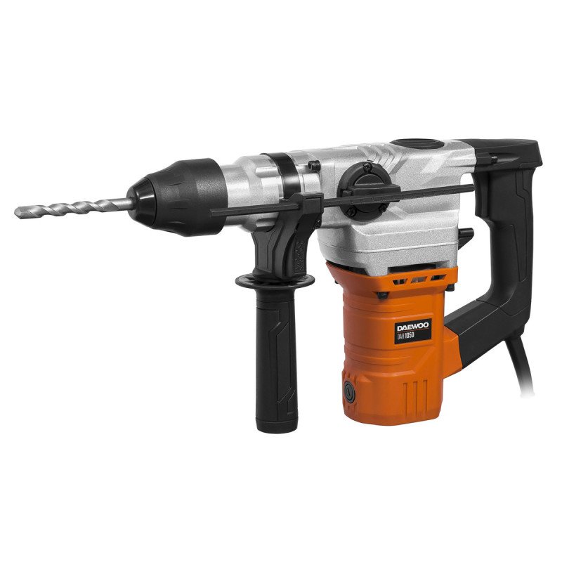 DAEWOO DAH 1050 1000W SDS+ corded rotary hammer with depth stop and carry case