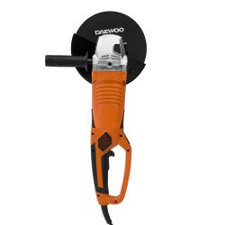 DAEWOO DAG 2600-230 leņķa slīpmašīna 2500W 230mm ar līganu startu, M14 vārpsta