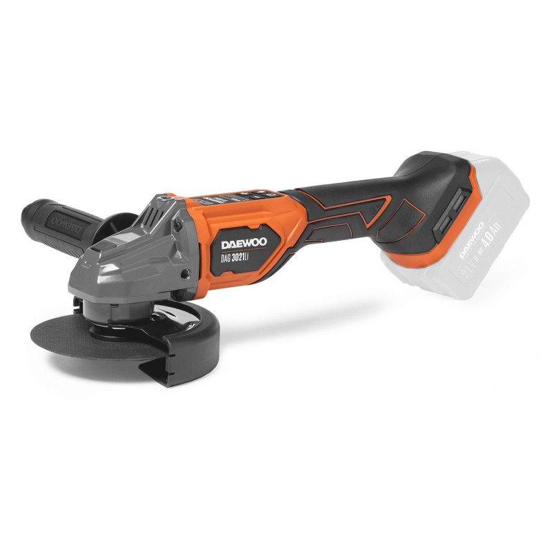 DAEWOO DAG 3021Li cordless angle grinder 21V 125mm, 6 speeds 2500–11500 rpm, brushless motor, M14, bare tool or kit with 4.0Ah b