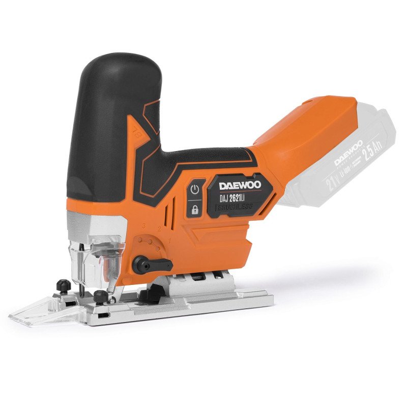 DAEWOO DAJ 2621Li аккумуляторный лобзик 21В – бесщёточный, LED, маятник, корпус или кейс-комплект