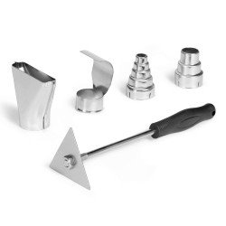 DAEWOO DAF 2021Li 21V cordless heat gun – 30–550°C, LED display, 2 modes, 4 nozzles