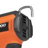 DAEWOO DAF 2021Li техфен 21В – 30–550°C, LED дисплей, 2 режима, 4 насадки