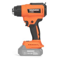 DAEWOO DAF 2021Li техфен 21В – 30–550°C, LED дисплей, 2 режима, 4 насадки