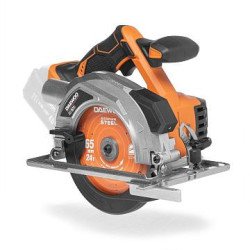DAEWOO DAS 1621Li 21V circular saw – 165mm, LED, 0–50° bevel, body or set
