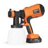 DAEWOO DAPS 1121Li krāsu pulverizators 21V – 1100 ml/min, 1200 ml, 3 sprauslas, soma