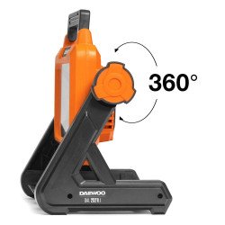 DAEWOO DAL 2521Li 21V work floodlight – 2000 lm, 360° rotation, tripod threads, hook