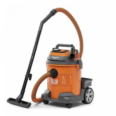 DAEWOO DAVC 2014S putekļu sūcējs sausai un mitrai uzkopšanai ar 20 l tvertni, HEPA filtru un automātisko režīmu