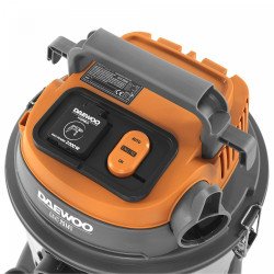 DAEWOO DAVC 2514S пылесос – 1400Вт, 25л нерж., HEPA+, зола, автостарт