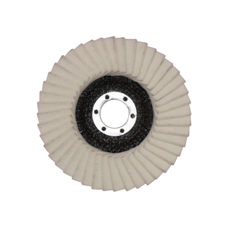 ABRABORO® filca lameļu disks – pulēšanai.Полировочный лепестковый диск с войлоком
