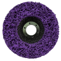 Koraļļu abrazīvais disks ar silīcija karbīdu, violets atvērta tīkla neilons agresīvai slīpēšanai un ilgmūžībai
