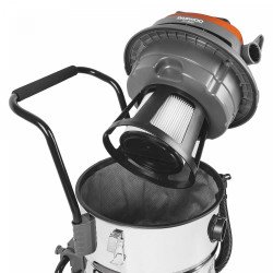 DAEWOO DAVC 6030S пылесос – 60л, TURBO 3200Вт, HEPA+, автостарт, шланг Ø38мм
