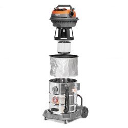 DAEWOO DAVC 6030S putekļu sūcējs – 60 l, TURBO 3200 W, HEPA+, auto start, Ø38 mm