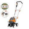 DAEWOO DAT 3042Li SET 42V (2×21V) akumulatora kultivators ar 300 mm darba platumu, 2×5.0Ah akumulatoriem un dubulto lādētāju