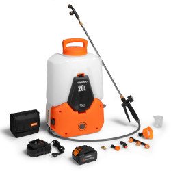 Akumulatora smidzinātāji DAEWOO DSA SET MIX & SPRAY 21V mugursomas tipa versijās ar 12 l, 16 l un 20 l tvertni,