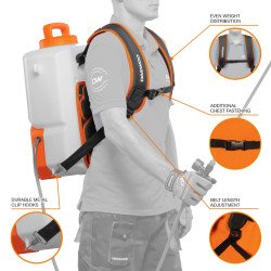 Аккумуляторный опрыскиватель DAEWOO DSA SET MIX & SPRAY 21В – 12 л, 16 л, 20 л, 3 л/мин
