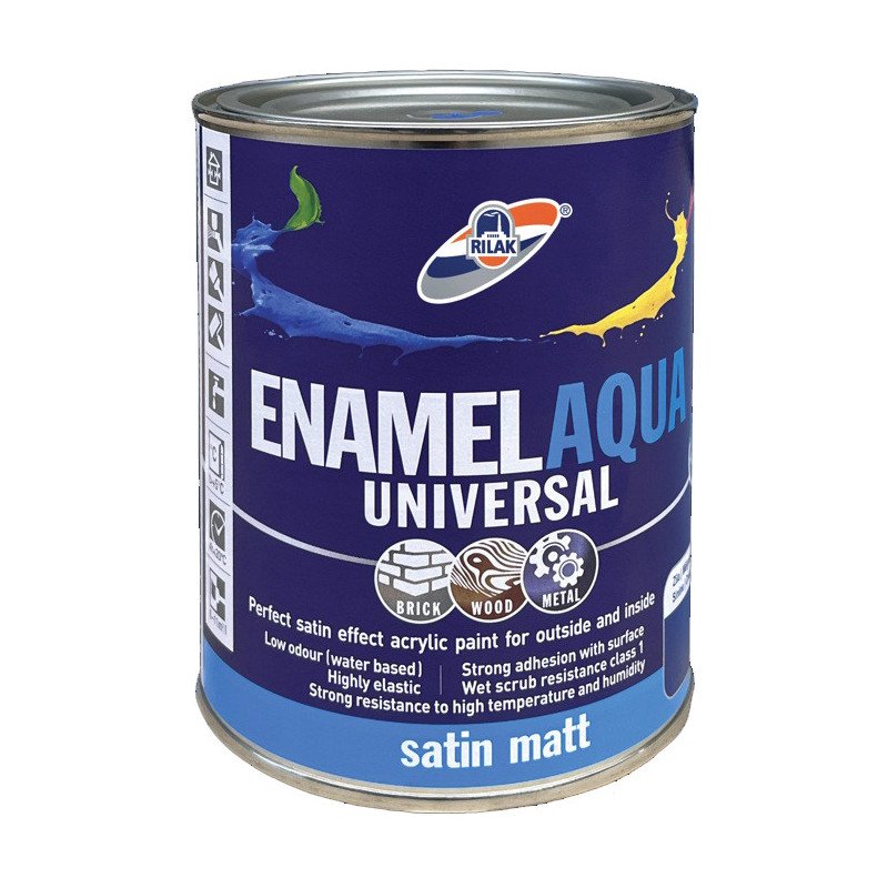 RILAK Enamel Aqua Universal matēta krāsa