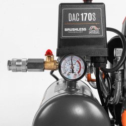 Bezeļļas kompresors DAEWOO DAC 170S 0.9 kW – 170 l/min, 8 bar, 3 l