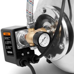Ūdens sūknis hidrofors ar resīveru DAEWOO DAS 4500/24 INOX 1200W – 3800 l/h, 48 m, 24 l