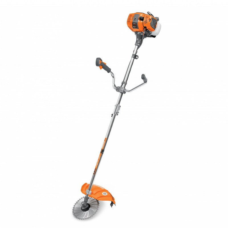 Petrol trimmer DAEWOO DABC 320 with 32.6 cm3 2-stroke engine, 420 mm cutting width and 40-tooth cutting disc