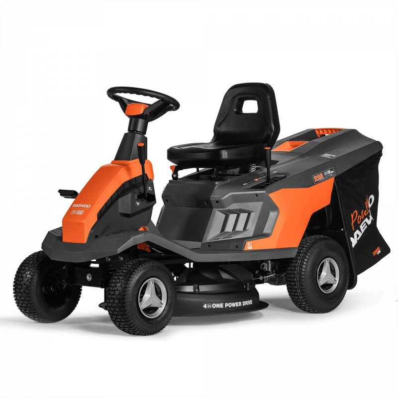 Бензиновый садовый трактор-газонокосилка DAEWOO DWR 660 с 4-тактным двигателем 224 см3,