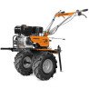 Мотоблок DAEWOO DATM 4.2 с 4-тактным двигателем 7 л.с., пневматическими колёсами и регулируемой шириной обработки почвы