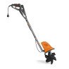 Electric cultivator DAEWOO DAT 1200E 1000W – 300 mm working width, 230 mm working depth, metal gearbox housing, 4 cutters