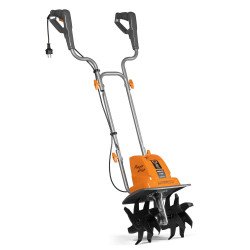 Elektriskais kultivators DAEWOO DAT 1200E ar 1000 W jaudu, 300 mm darba platumu, 230 mm darba dziļumu un 4 frēzēm