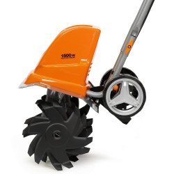 Electric cultivator DAEWOO DAT 2100E 1500W – 470 mm working width, 230 mm working depth, metal gearbox housing, 8 cutters