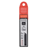 Snap-off blade for utility knife, SK4 steel, 18 mm or 9 mm wide, 100 mm or 80 mm long, BLACK LABEL, ABRABORO