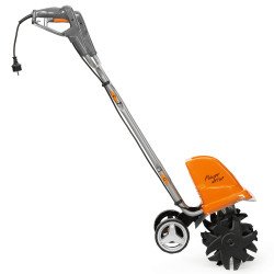 Electric cultivator DAEWOO DAT 2100E 1500W – 470 mm working width, 230 mm working depth, metal gearbox housing, 8 cutters