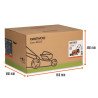 Cordless lawn mower DAEWOO DLM 5042Li 42V – 47 cm cutting width, 65 l collector, 4-in-1, brushless motor, Bare Tool or Set
