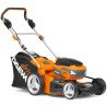 Akumulatora zāles pļāvējs DAEWOO DLM 5042Li 42V – 47 cm pļaušanas platums, 65 l grozs, 4 vienā, bezsuku motors, Karkass vai Komp