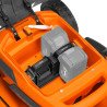 Akumulatora zāles pļāvējs DAEWOO DLM 5042Li-S 42V – 47 cm pļaušanas platums, pašgājējs, 65 l grozs, bezsuku motors, Karkass vai