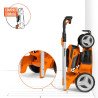 Akumulatora zāles pļāvējs DAEWOO DLM 5042Li-SV 42V – 47 cm pļaušanas platums, pašgājējs, 65 l grozs, Auto-Switch, Korpuss vai Ko