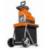Electric shredder DAEWOO DSR 3000E 2800W – up to 44 mm branches, 60 l container, reverse, Silent Cut System
